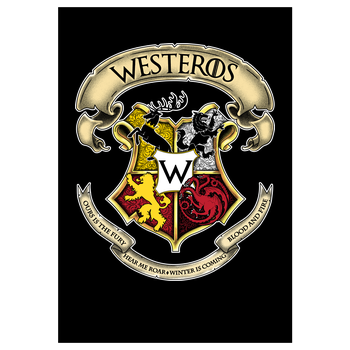 Westeros School Kunstdruck schwarz
