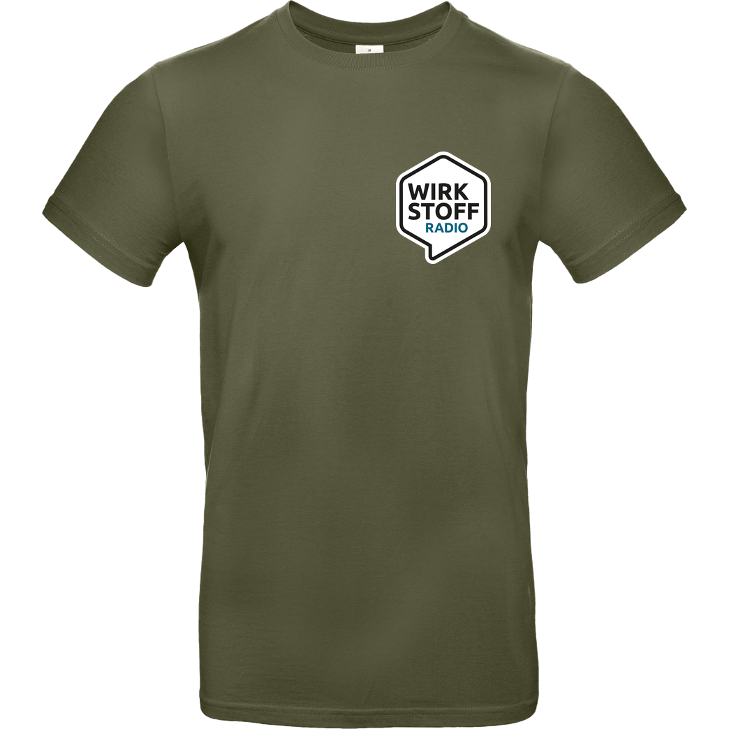 Wirkstoffradio Wirkstoffradio - Logo T-Shirt B&C EXACT 190 - Khaki