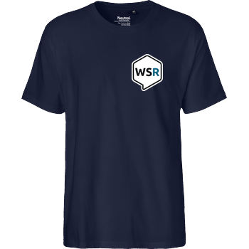Wirkstoffradio Logo WSR Fairtrade T-Shirt - navy