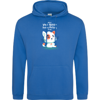 Your opinon means nothing JH Hoodie - saphirblau