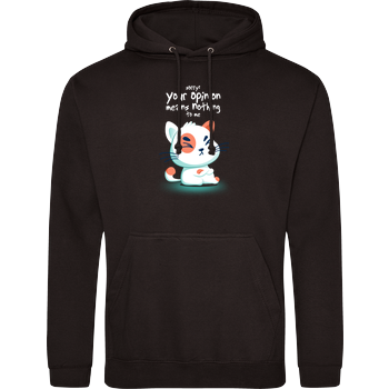 Your opinon means nothing JH Hoodie - Schwarz