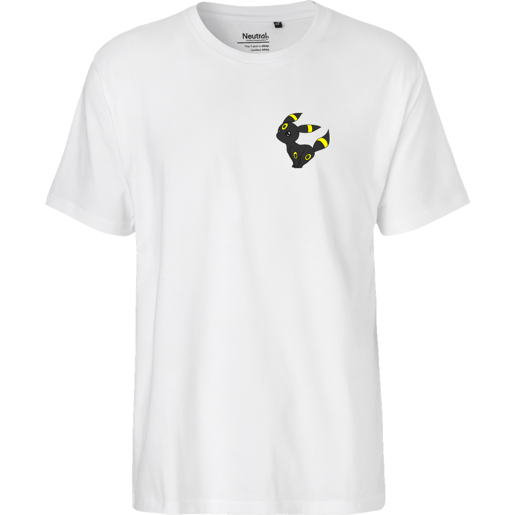 #Soilpunk #197 - Black Cat T-Shirt Fairtrade T-Shirt - white