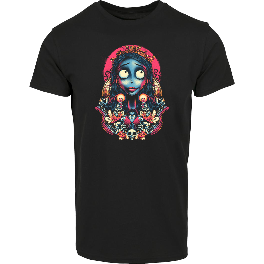 glitchygorilla A Beautiful Afterlife T-Shirt House Brand T-Shirt - Black