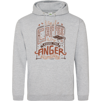 A Cup of Coffee a Day JH Hoodie - Heather Grey