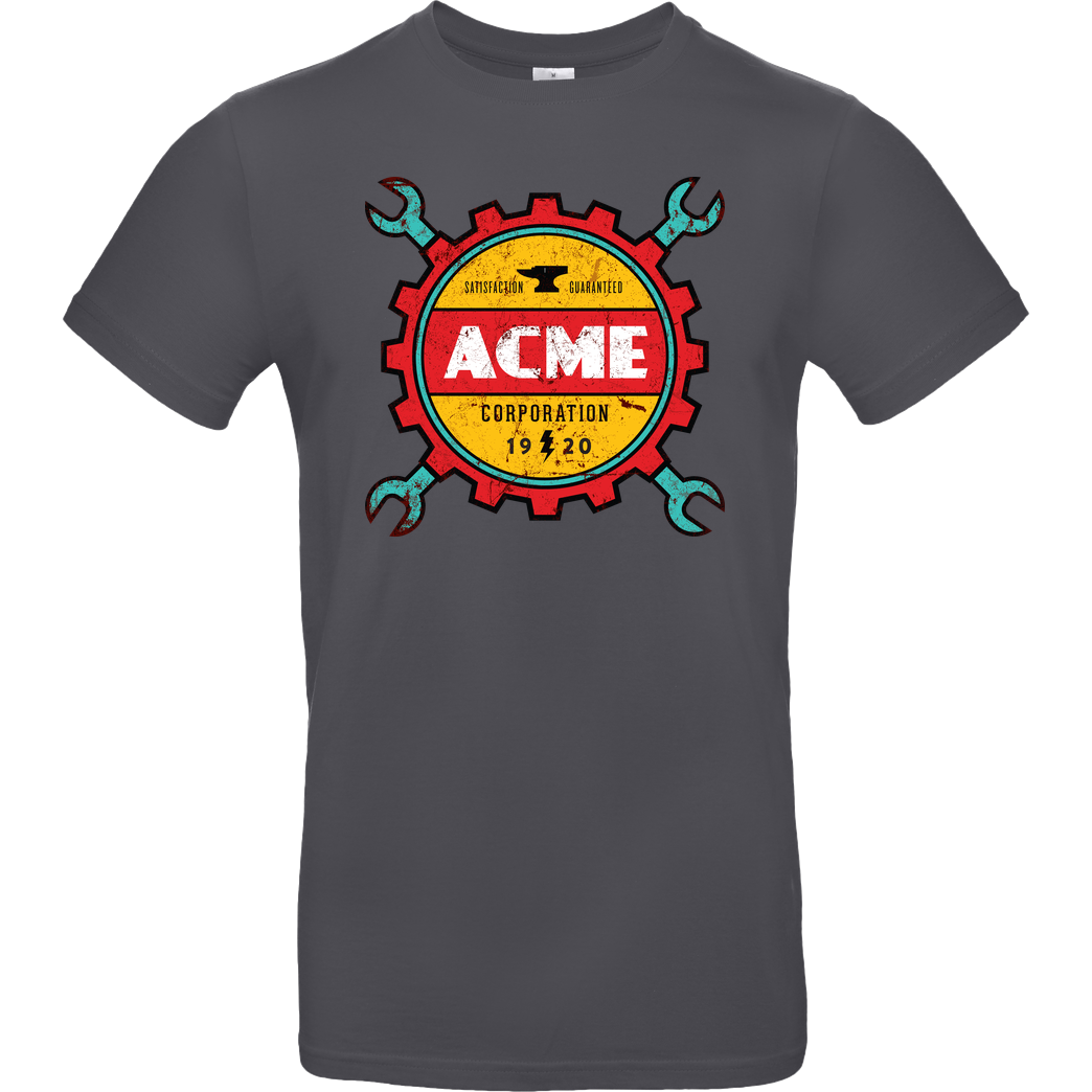 Mindsparkcreative ACME T-Shirt B&C EXACT 190 - Dark Grey