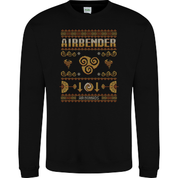 Airbender Christmas Sweater JH Sweatshirt - Schwarz