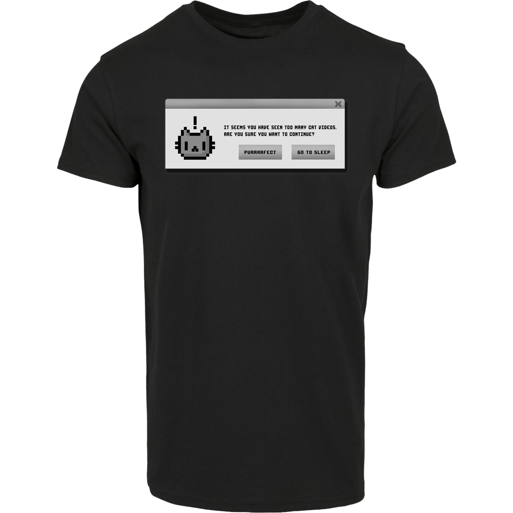 BlancaVidal Alert cat T-Shirt House Brand T-Shirt - Black