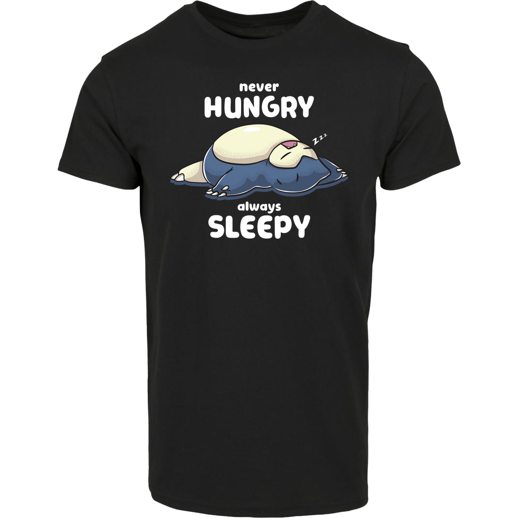 Turborat always sleepy T-Shirt House Brand T-Shirt - Black