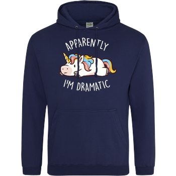 Apparently I'm Dramatic JH Hoodie - Navy