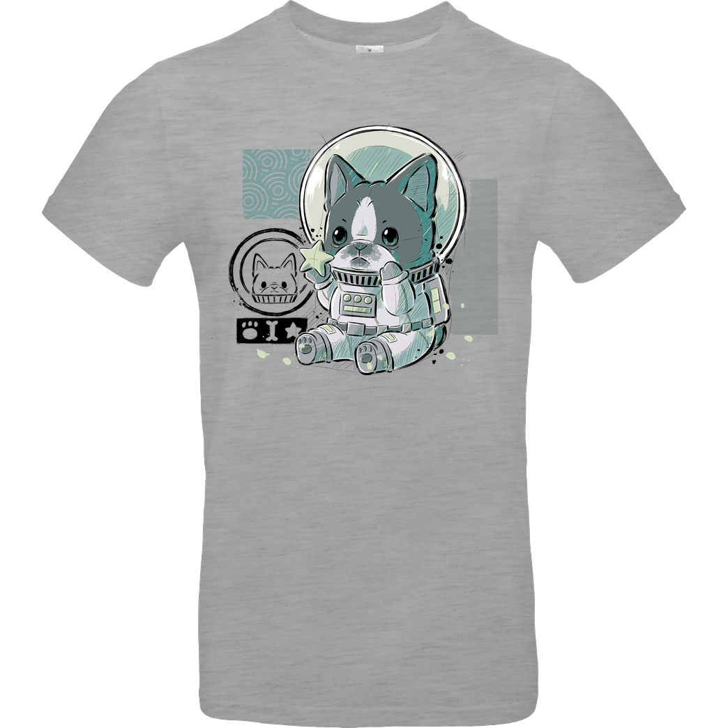 xMorfina AstroDog T-Shirt B&C EXACT 190 - heather grey