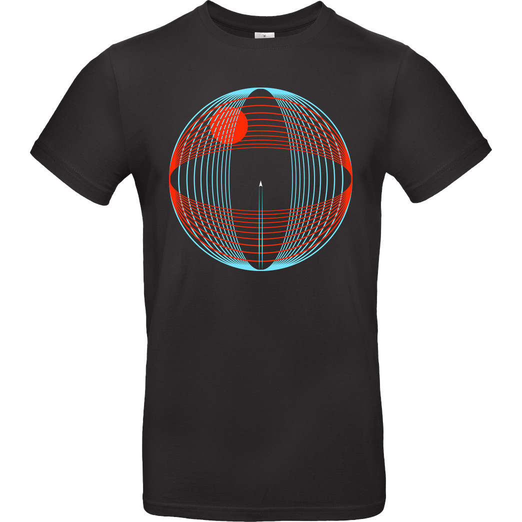 Rocketman Astronomical Discovery T-Shirt B&C EXACT 190 - Black