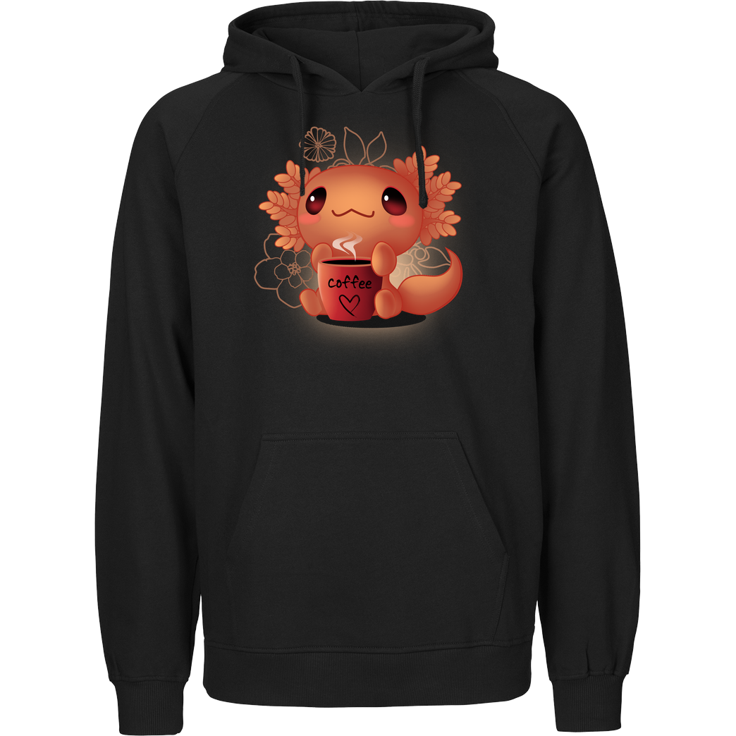 erion_designs Axolotl coffee Sweatshirt Fairtrade Hoodie