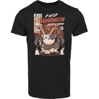 Baphomeow House Brand T-Shirt - Black