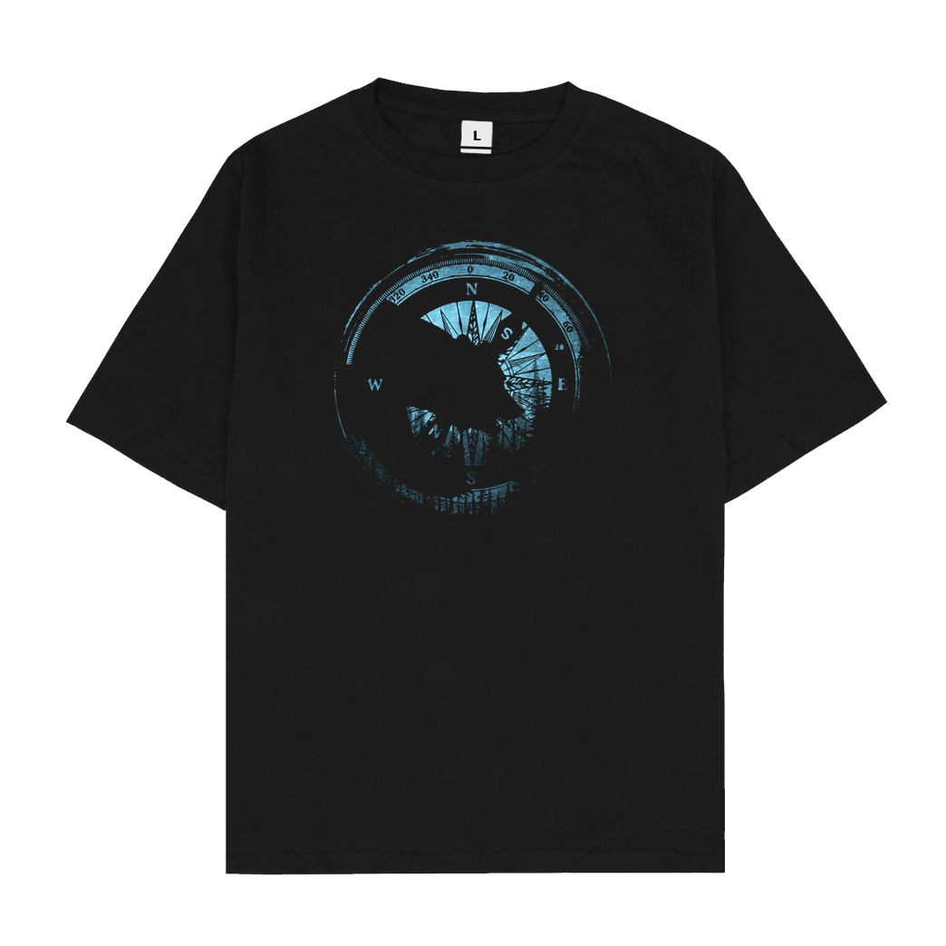 Forestore Bear and Bears T-Shirt Oversize T-Shirt - Black