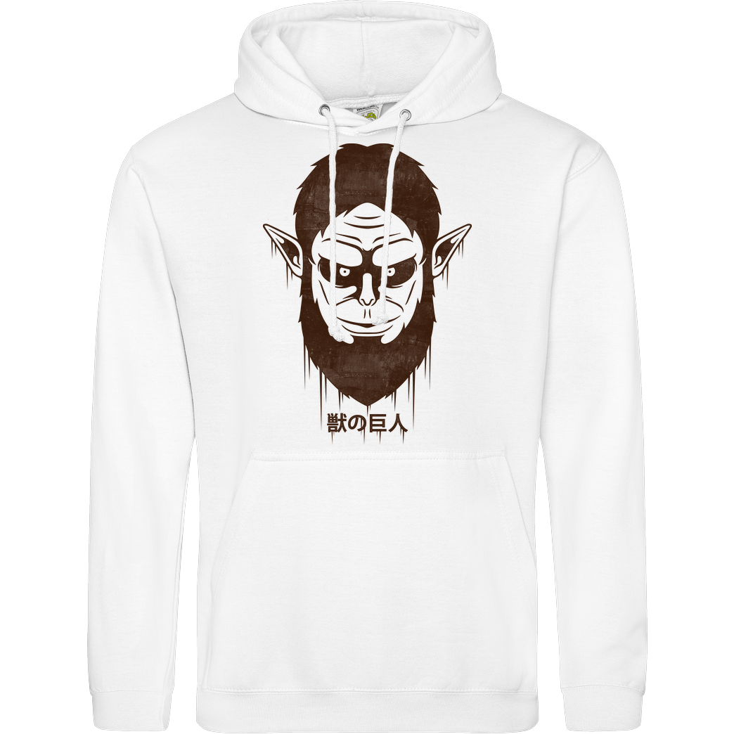 AlundrART Beast Titan Sweatshirt JH Hoodie - Weiß