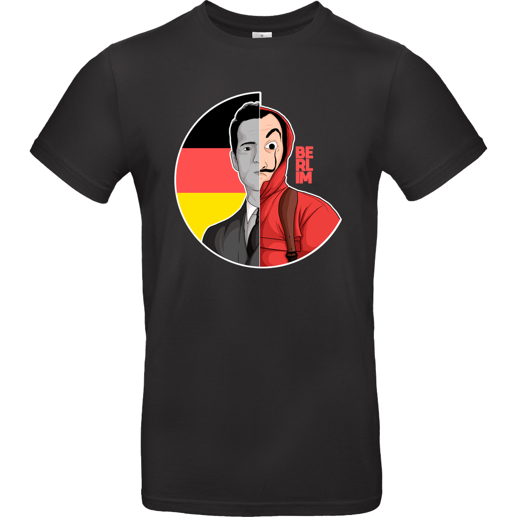 Eoli Studio Berlim T-Shirt B&C EXACT 190 - Black