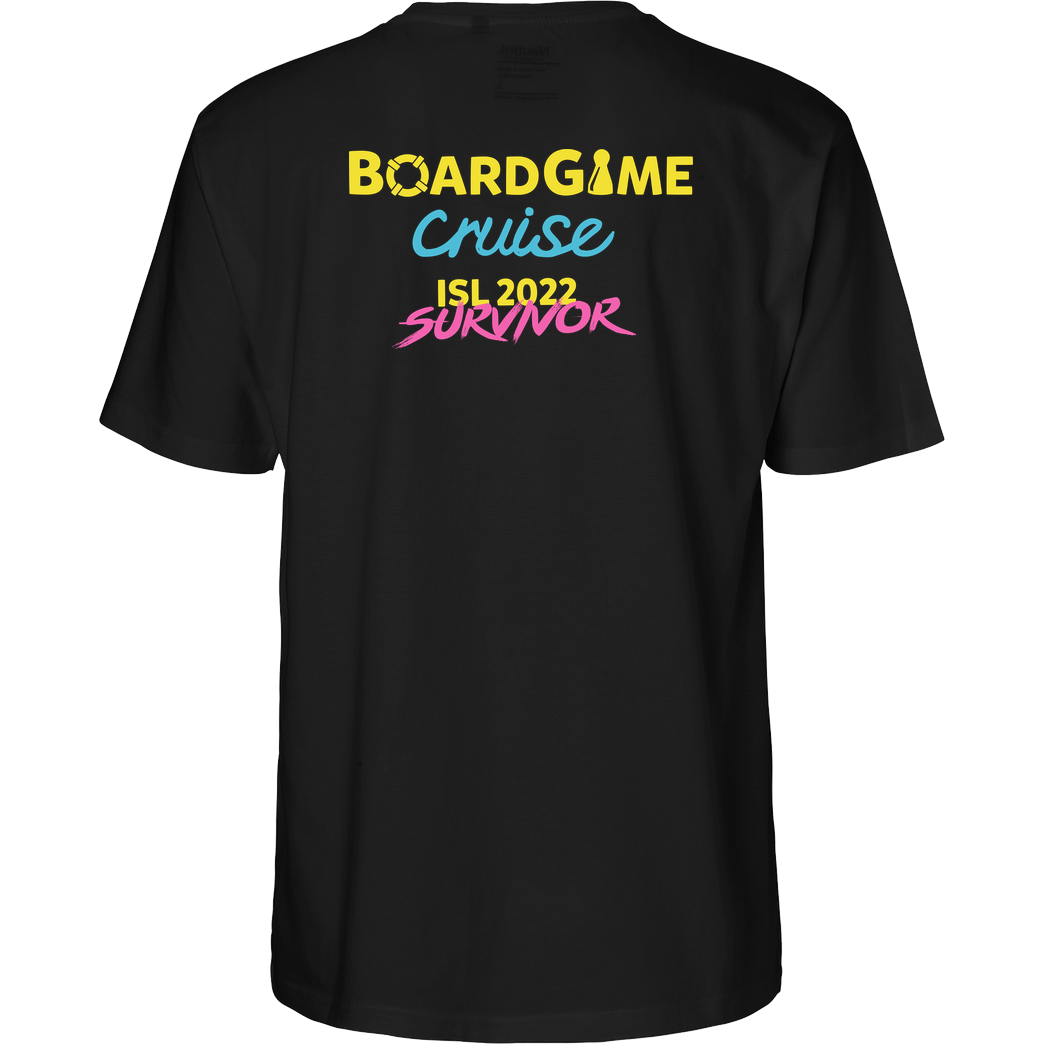 BoardGame Cruise BoardGame Cruise - Survivor T-Shirt Fairtrade T-Shirt - black