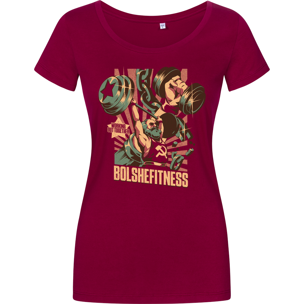 Ilustrata Bolshefitness T-Shirt Girlshirt berry