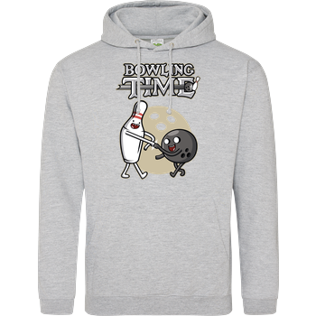 Bowling Time JH Hoodie - Heather Grey