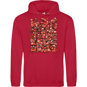 Cappy Party JH Hoodie - red