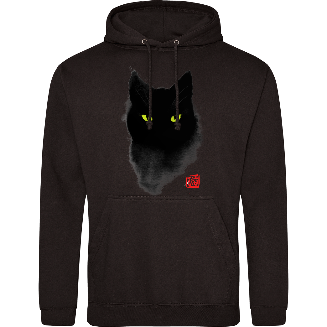 BlancaVidal Cat ink Sweatshirt JH Hoodie - Schwarz
