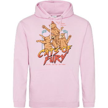 Cats of Fury! JH Hoodie - Rosa