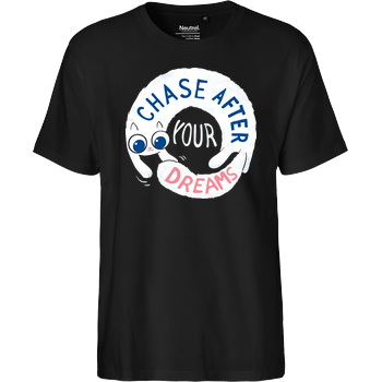 Chase after your Dreams Fairtrade T-Shirt - black