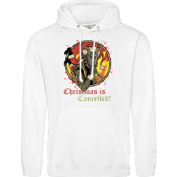 Christmas is cancelled JH Hoodie - Weiß