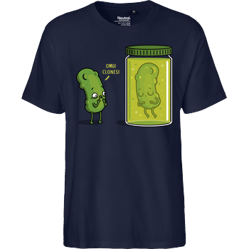 Cloned Pickle! Fairtrade T-Shirt - navy