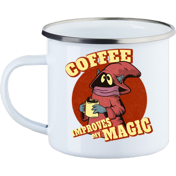 Coffee Improves my Magic Enamel Mug