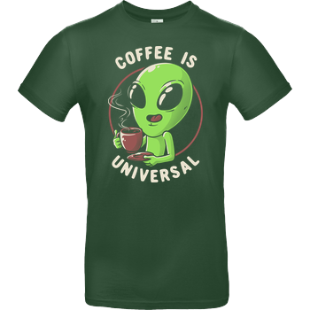 Coffee is Universal B&C EXACT 190 -  Bottle Green