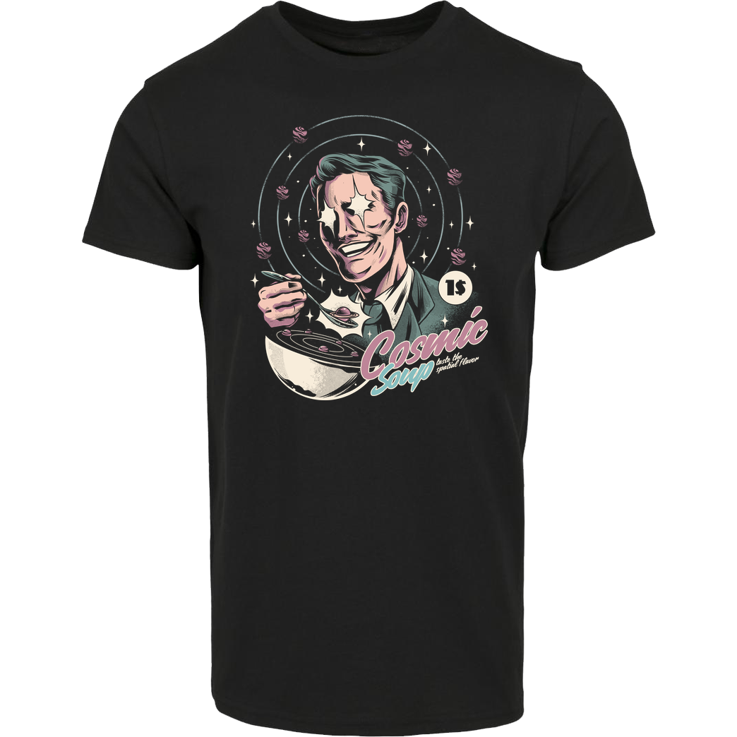Ilustrata Cosmic Soup T-Shirt House Brand T-Shirt - Black