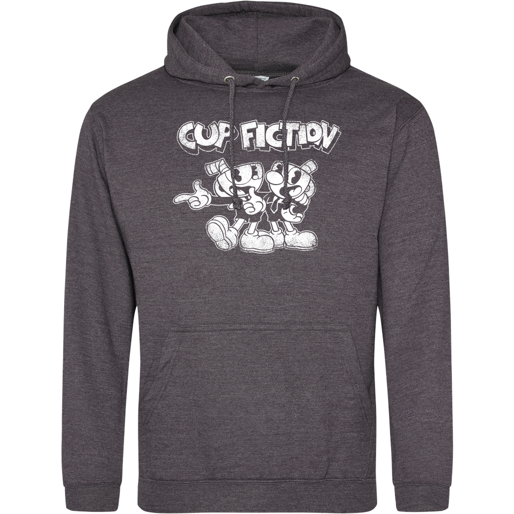 zerobriant Cup fiction Sweatshirt JH Hoodie - Dark heather grey