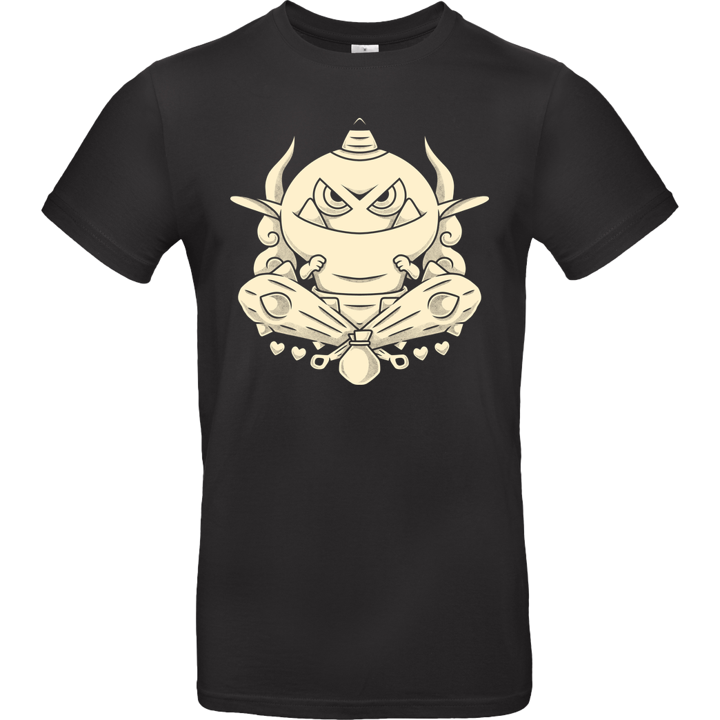 AlundrART Cute Oni T-Shirt B&C EXACT 190 - Black