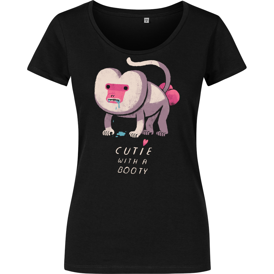 Louis Roskosch Cutie T-Shirt Girlshirt schwarz