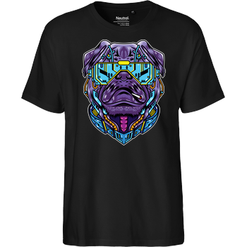 Cyberpug Fairtrade T-Shirt - black