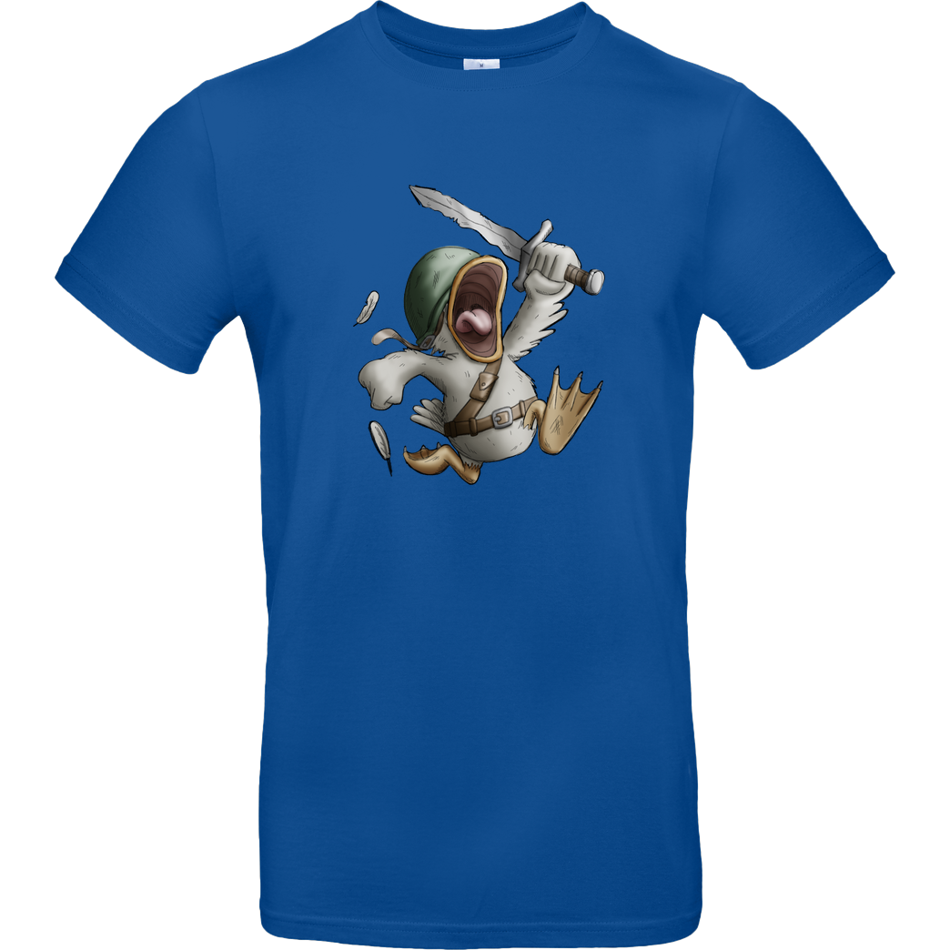 deMichl Danger-Duck T-Shirt B&C EXACT 190 - Royal Blue