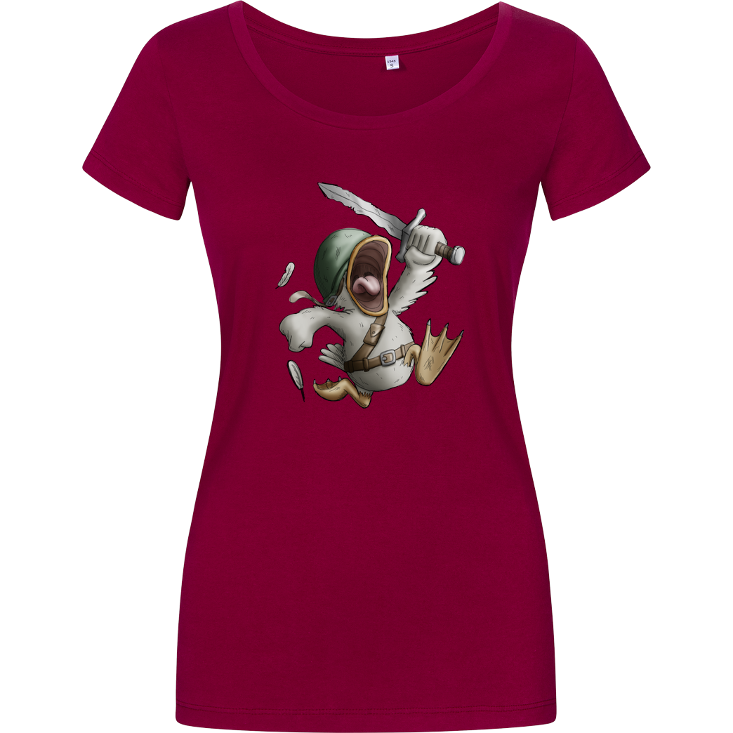deMichl Danger-Duck T-Shirt Girlshirt berry