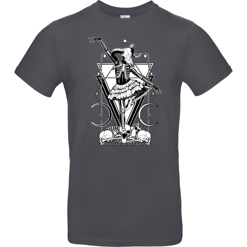 vonKowen Danse Macabre T-Shirt B&C EXACT 190 - Dark Grey