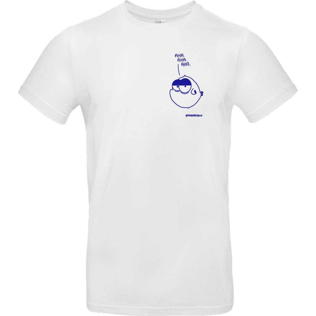 Daskritzelt DasKritzelt - AHA. T-Shirt B&C EXACT 190 -  White
