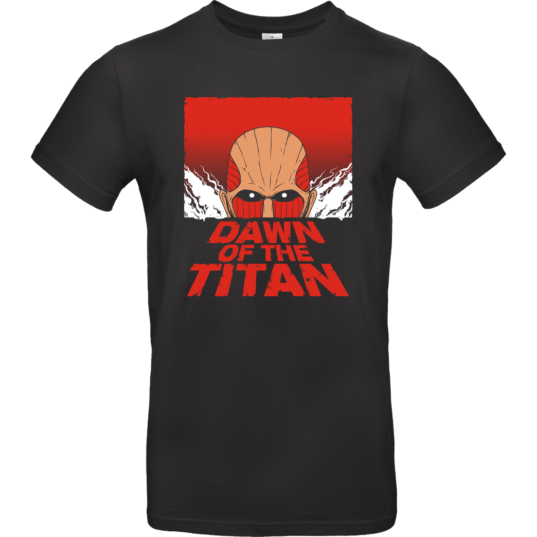Pigboom Dawn of the Titan T-Shirt B&C EXACT 190 - Black