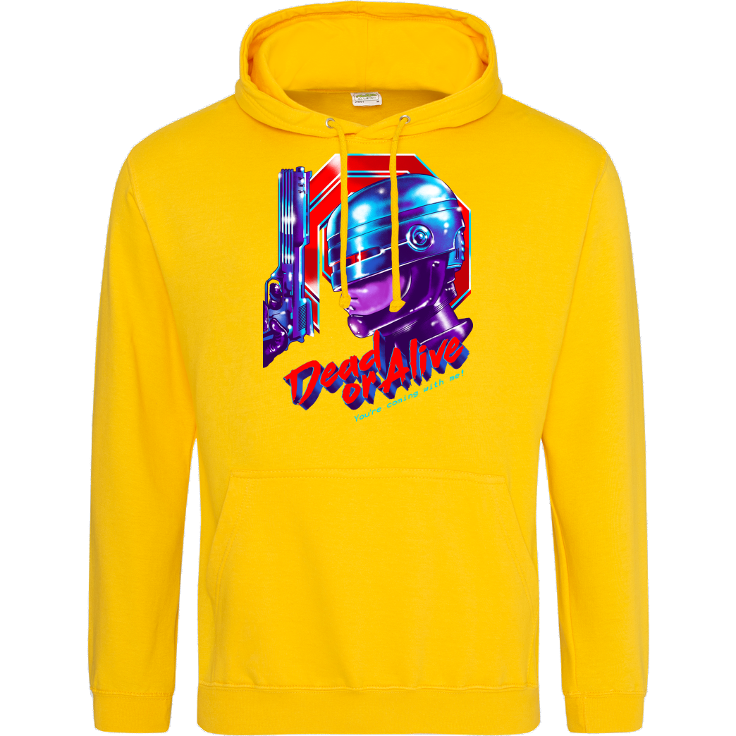zerobriant Dead or Alive Sweatshirt JH Hoodie - Gelb