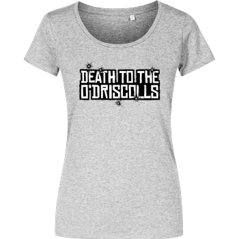Death to the Gang Girlshirt heather grey
