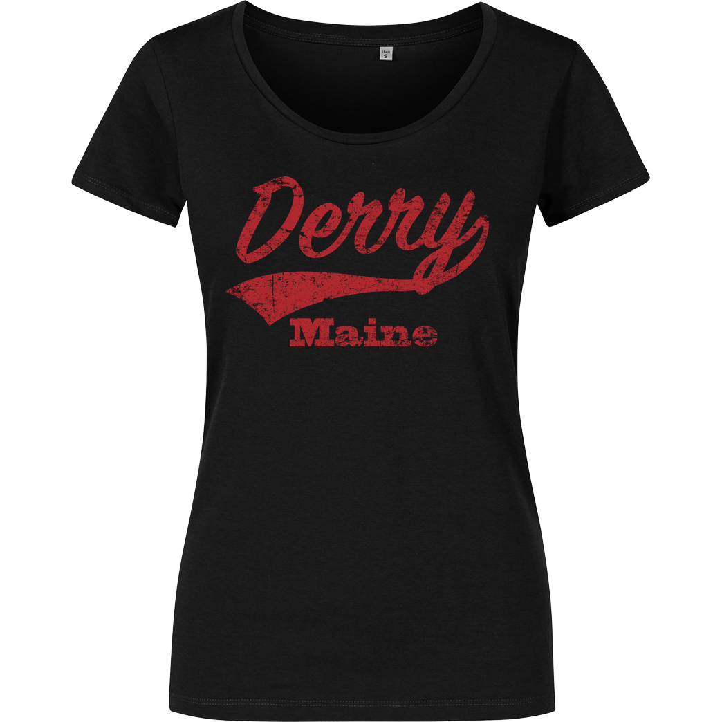 Mindsparkcreative Derry T-Shirt Girlshirt schwarz