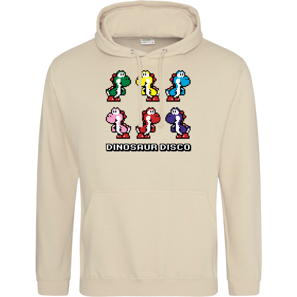 Geek Revolution Dinosaur Disco Sweatshirt JH Hoodie - Sand