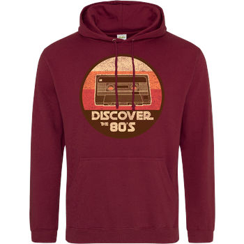 Discover the 80s JH Hoodie - Bordeaux