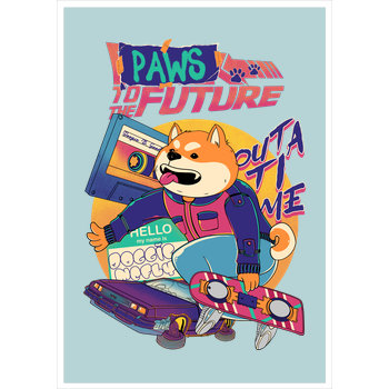 Doggie McFly Art Print mint