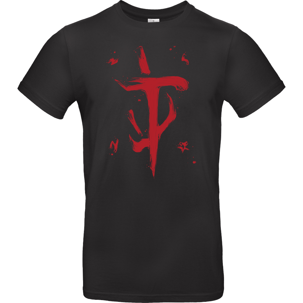 xMorfina Doom Slayer Symbol T-Shirt B&C EXACT 190 - Black