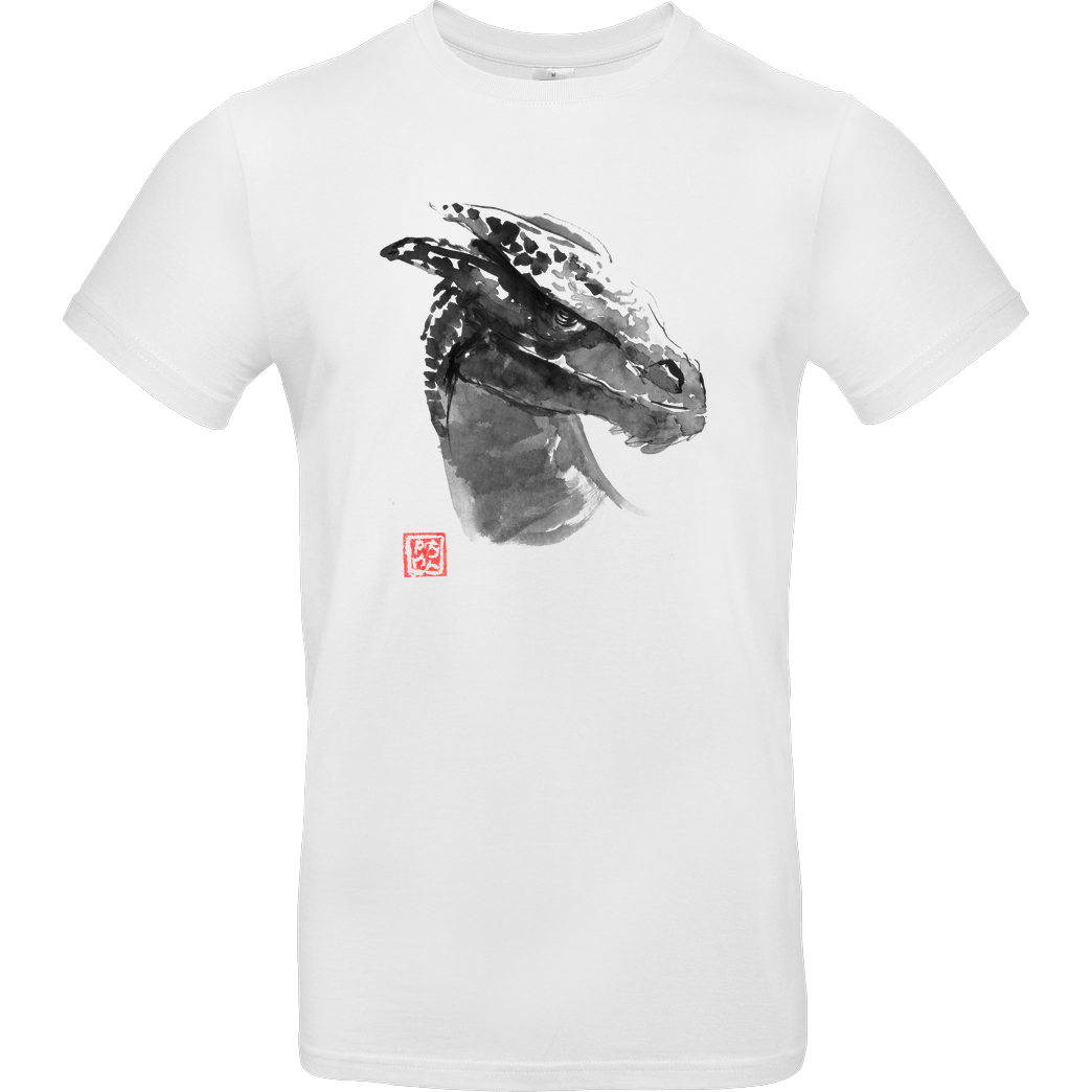 Péchane dragon T-Shirt B&C EXACT 190 -  White