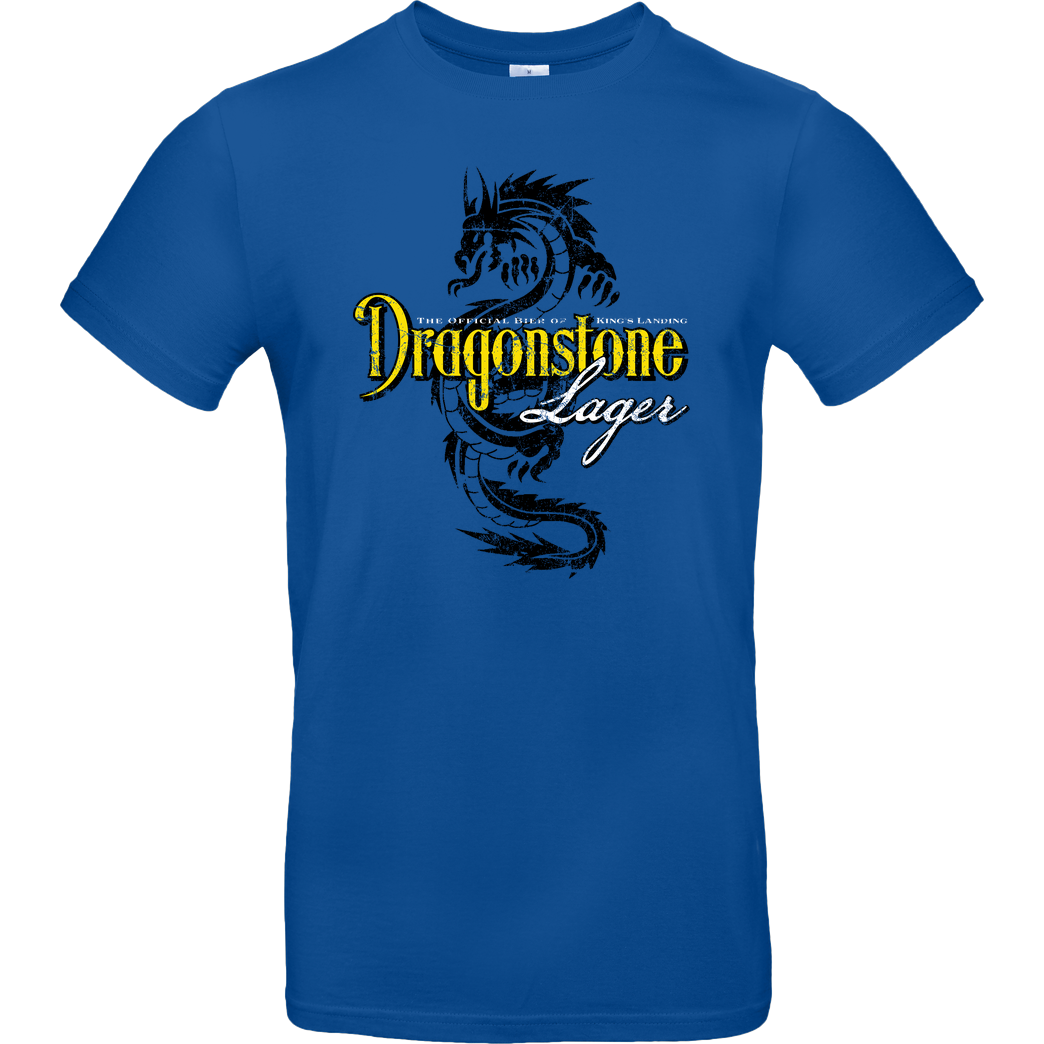 Mindsparkcreative Dragonstone Lager T-Shirt B&C EXACT 190 - Royal Blue